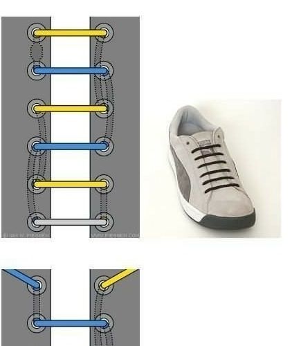 이쁘게 신발끈 묶는 17가지 방법