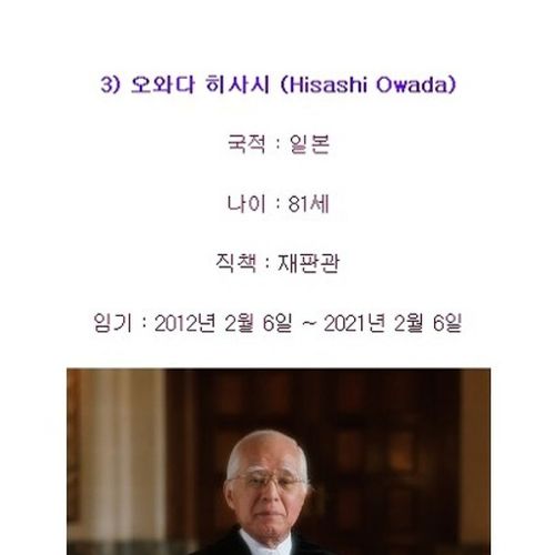 국제 사법재판소 현역재판관들