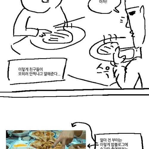 [스압]매일 밥사진을 올리는이유 