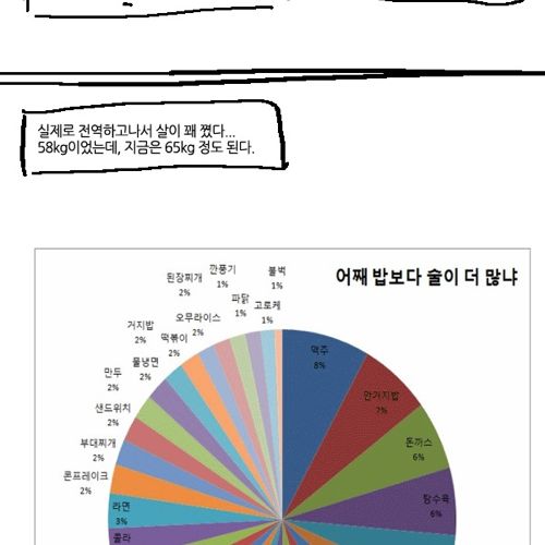 [스압]매일 밥사진을 올리는이유 