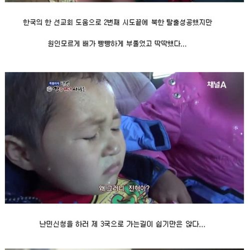 7살꽃제비 진혁이의 탈북스토리