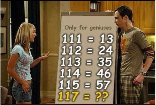 117 = ? 