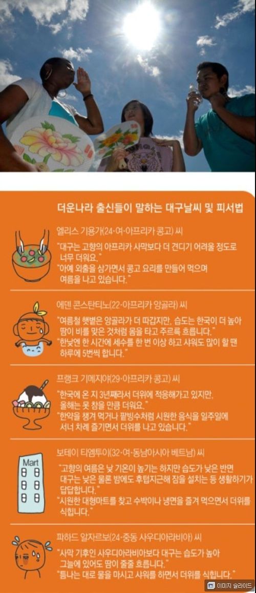 더운나라 출신이 말하는 대구 날씨