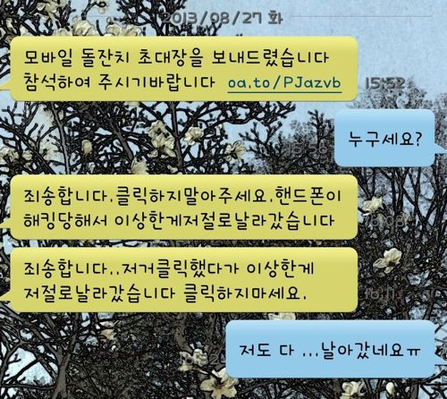 돌잔치 문자 사기.jpg