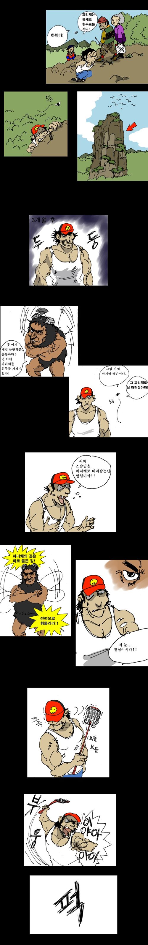 [스압]파리 때려잡는 만화