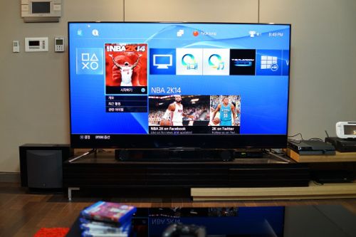 PS4+75인치tv+NAB2K14