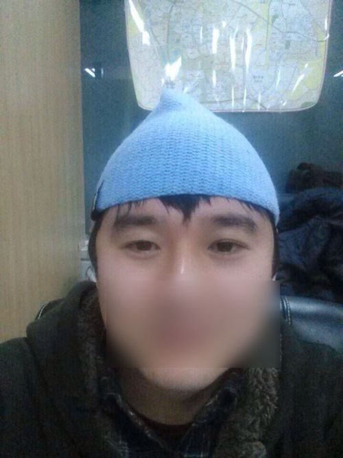 인터넷으로 비니를 샀어...