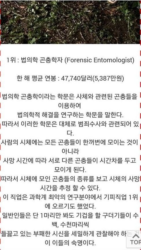 미국인이 기피하는 직업 10선