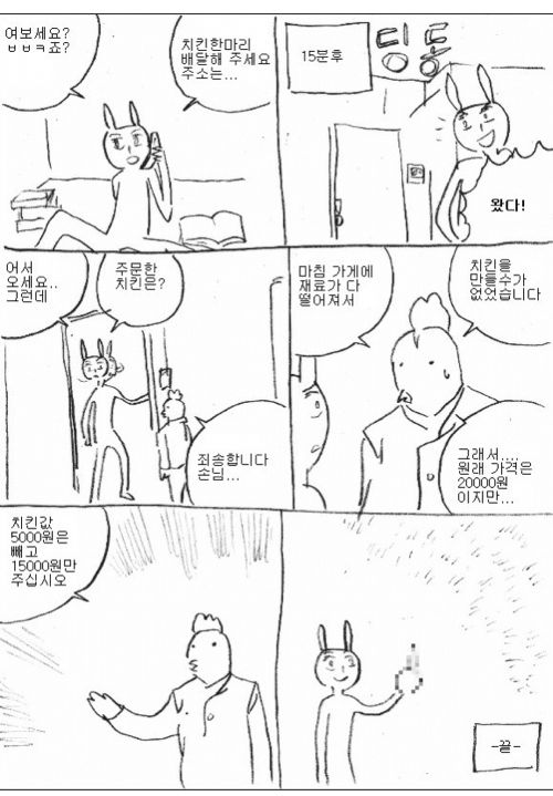 ㅂㅂㅋ 치킨 만화