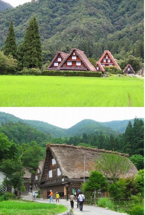 [스압]유네스코에 등재 된 일본 어느 마을 풍경