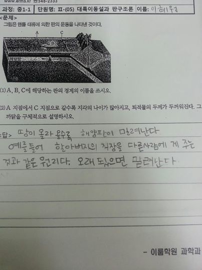 세상을 너무 일찍 알아버린 중학생