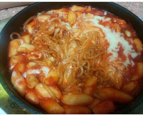 CU 자이언트 떡볶이 후기