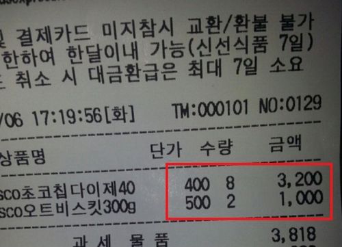 외국과자 400원 사건