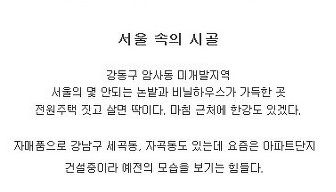 서울사람도 잘모르는 서울