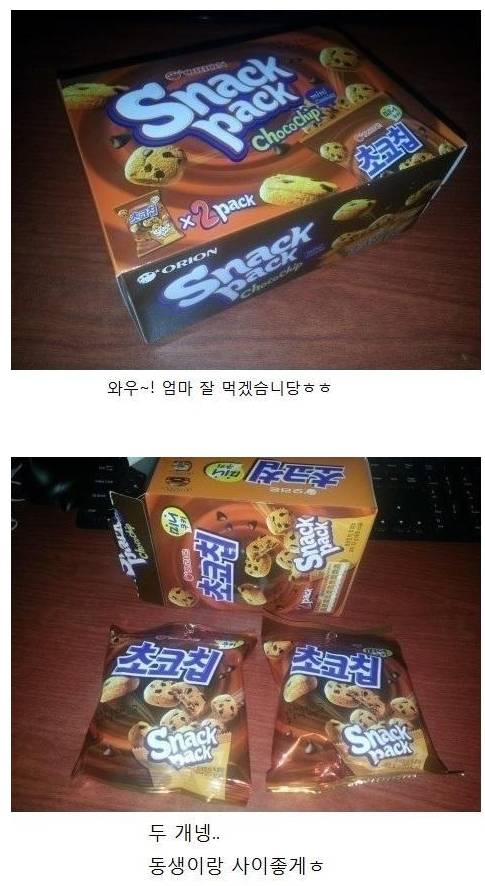 그냥 한 봉지에 담아 줘 이놈들아