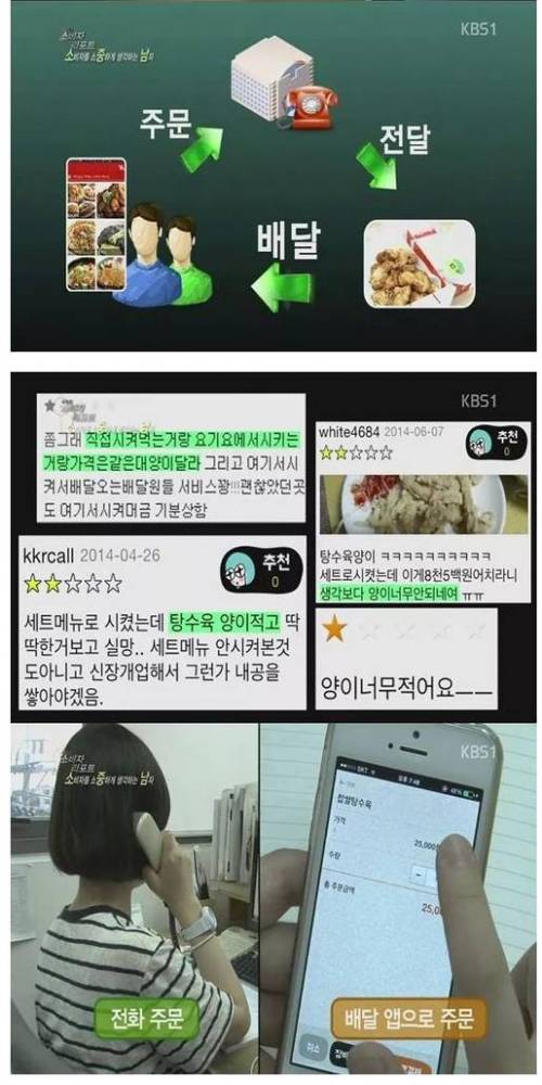 [스압]배달앱으로 주문하면 손해