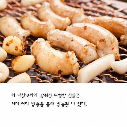 위험한 `대창구이' 의 현실