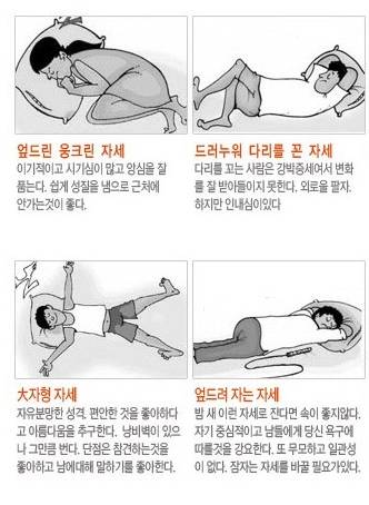 잠자는 자세로 보는 성격.jpg