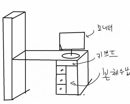 역대급 책상 디자인