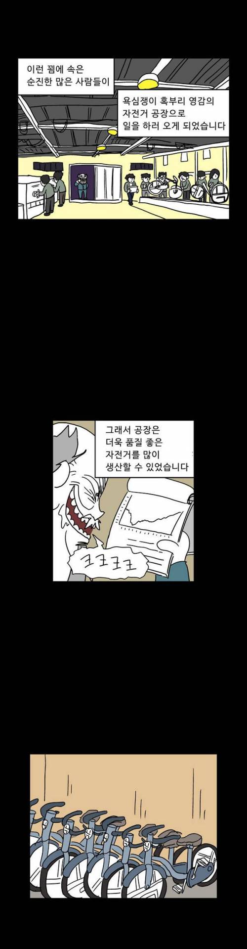 [스압]욕심쟁이 혹부리 영감의 자전거 공장01