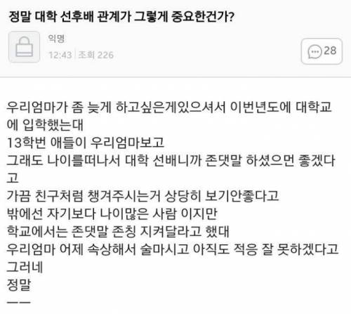 대학 학번제 클래스