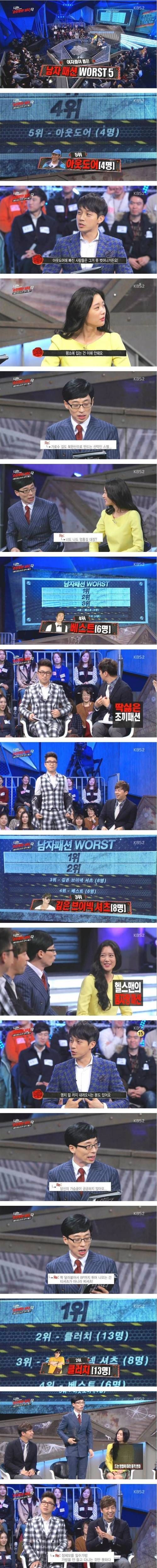 여자들이 싫어하는 남자 패션 WORST 5