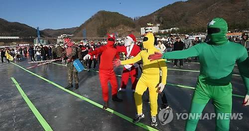 화천 산천어축제 창작썰매 콘테스트