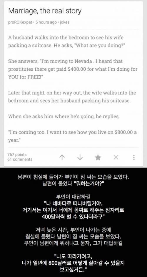 서양식 유부남 유머