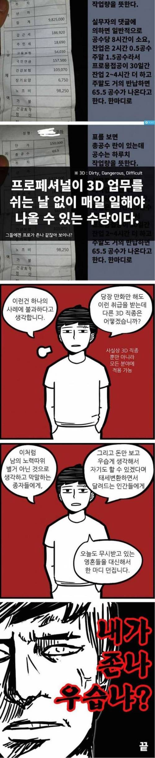 [스압]타인의 노력을 비웃는 사람들에게