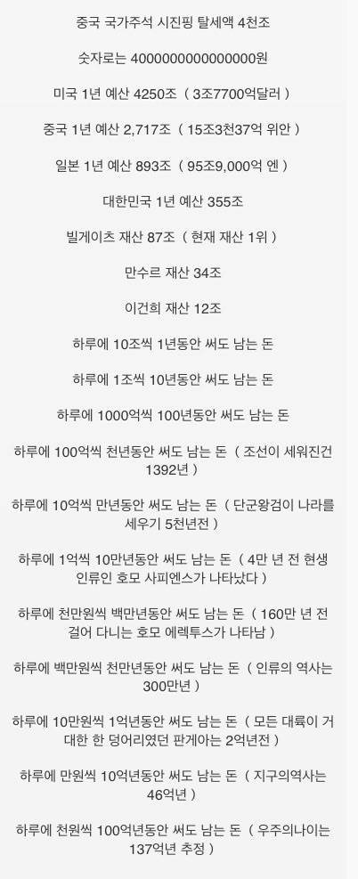 시진핑의 4억은 어느정도 일까?.jpg