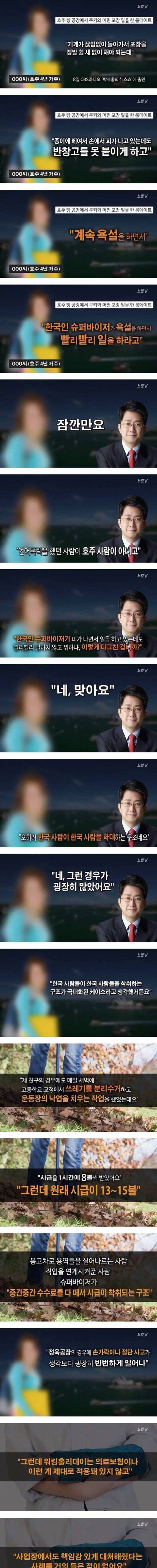 워킹 홀리데이 착취 구조