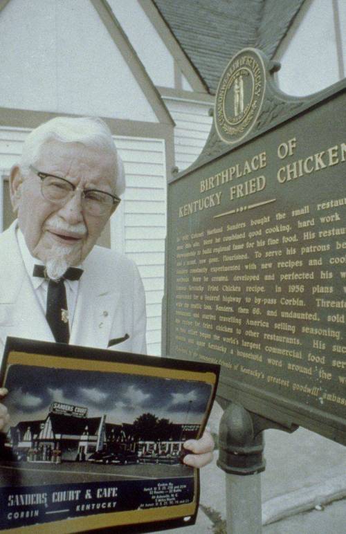 KFC가 공개한 KFC 할아버지의 미공개 사진 10장