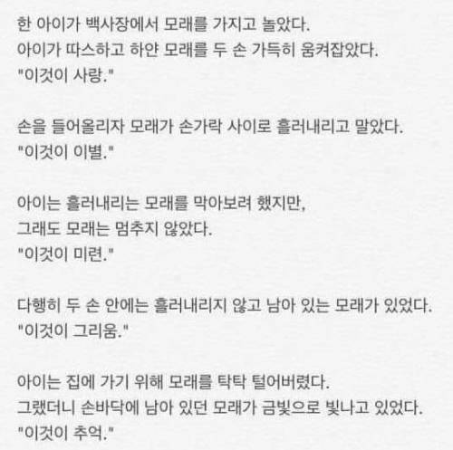 문과의 감성 vs 이과의 감성