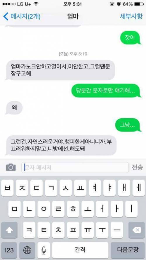 당분간 문자로만 얘기해..jpg