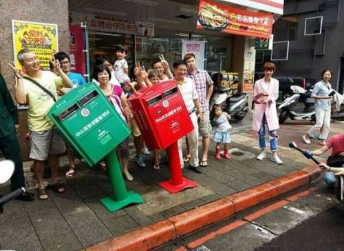 대만 태풍이 만들어낸 새 명소