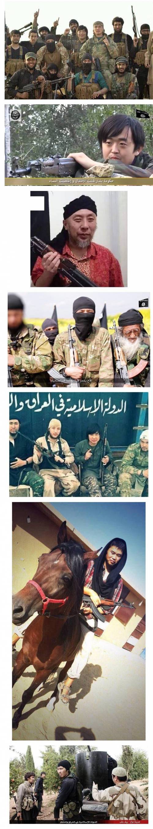 동아시아인으로 추정되는 ISIS 대원