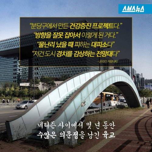 판교 육교 미스테리의 진실