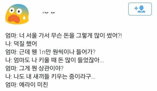 엄마에게 덕질을 이해시켜보았다.twt