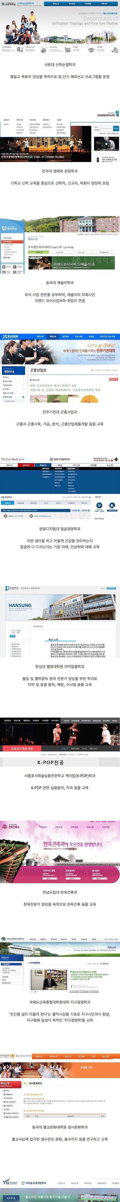 실제로 존재하는 대학교 이색 학과