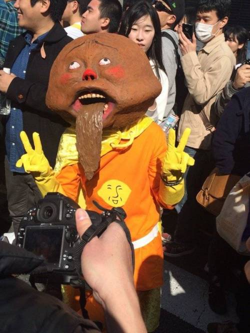 동심파괴 호빵맨 코스프레.JPG