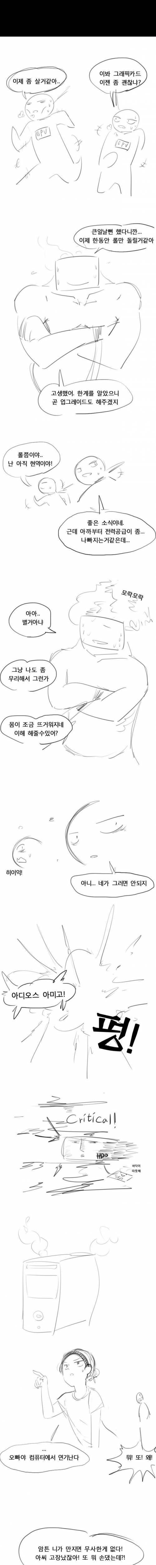 컴퓨터 하드웨어 친구들의 일상