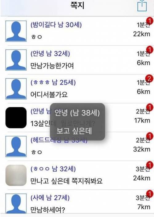 채팅앱에서 13살 女초딩인척 해보았다