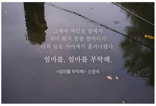 오랫동안 기억되는 소설의 마지막 문장