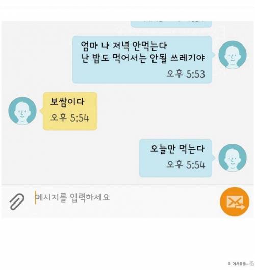 엄마 나같은 쓰레기는 밥먹을 자격없어.jpg