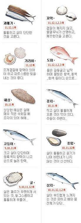 [북마크용]제철음식 캘린더