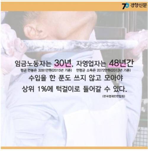 대한민국에서 상위 1%가 되려면 얼마를 가져야 할까?