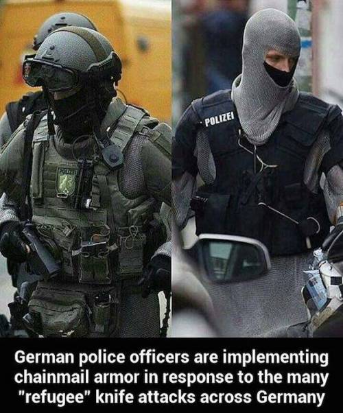 중세시대로 돌아간 독일 경찰