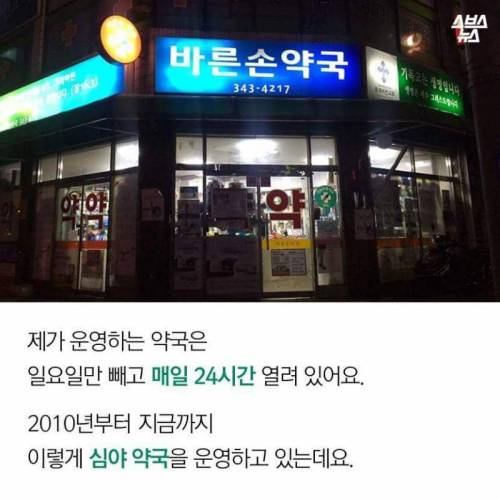 2348일 동안 약국문 못 닫는 약사