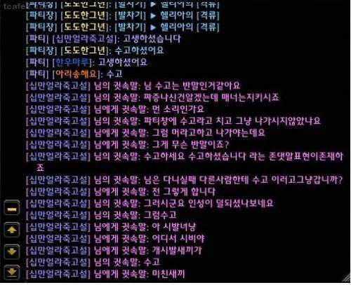 [욕주의]연령대별 온라인게임 매너