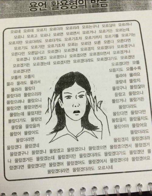 외국인이 한국어 배울때의 혼란